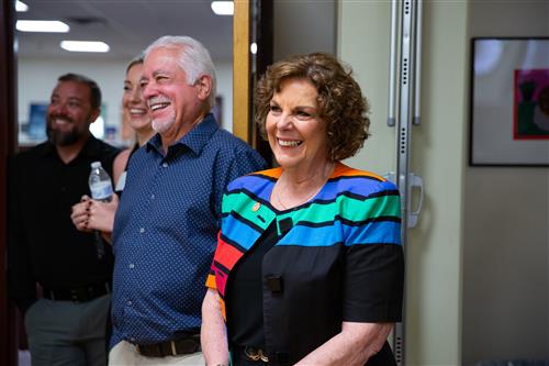 Carol Cook and her family